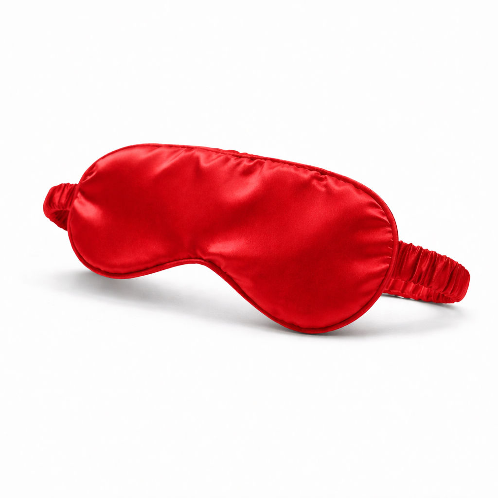 Essential Mulberry Silk Mask — Scarlet Red