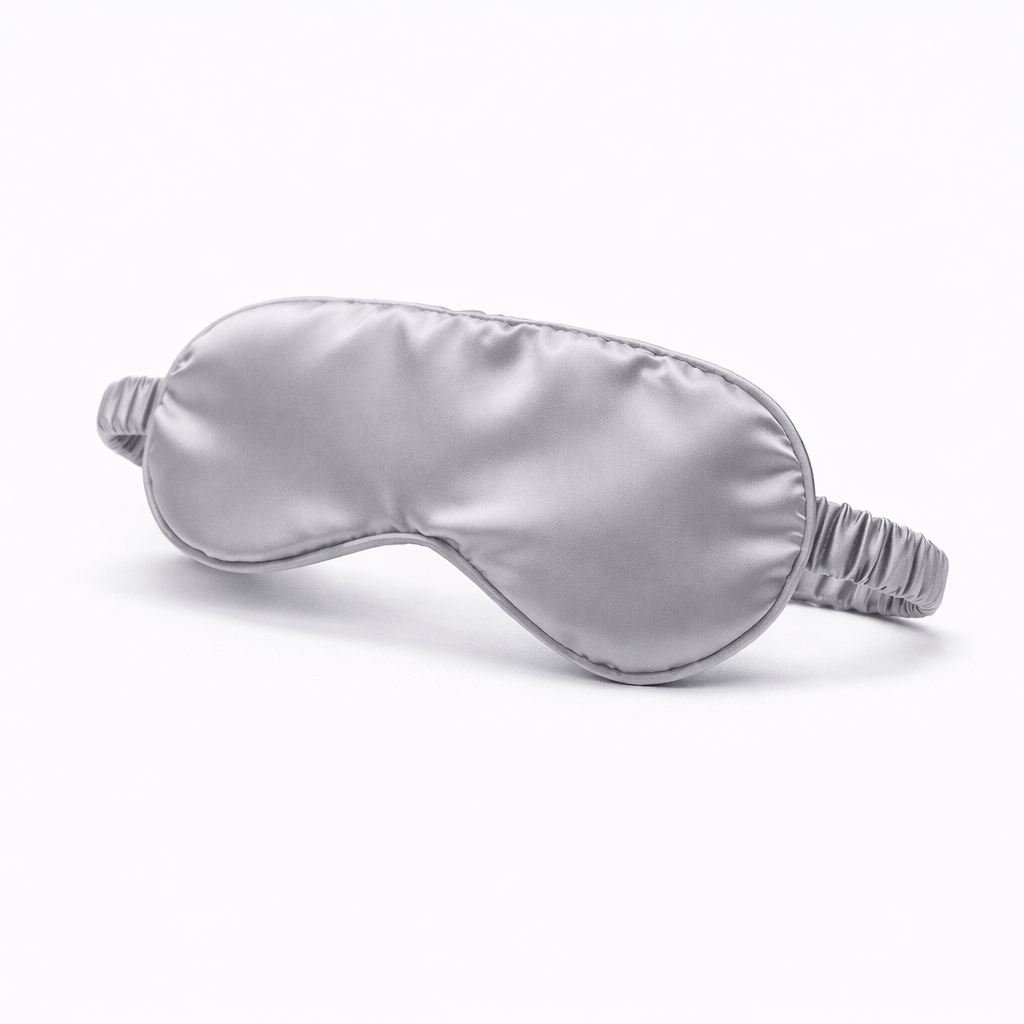 Essential Mulberry Silk Mask — Pearl Grey