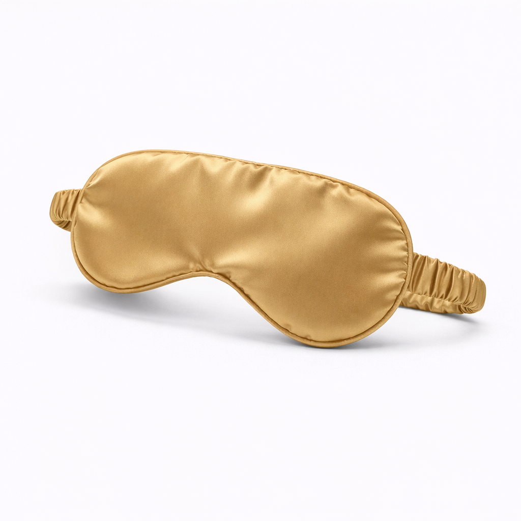 Essential Mulberry Silk Mask — Soft Champagne