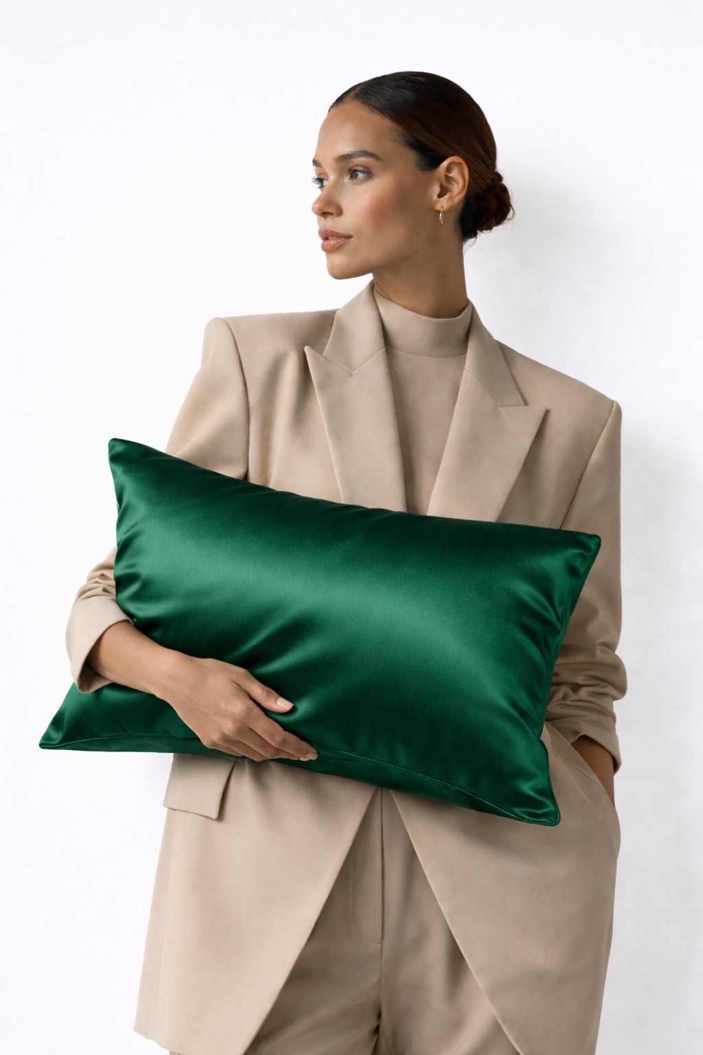 Prestige Mulberry Silk Pillowcase — Emerald