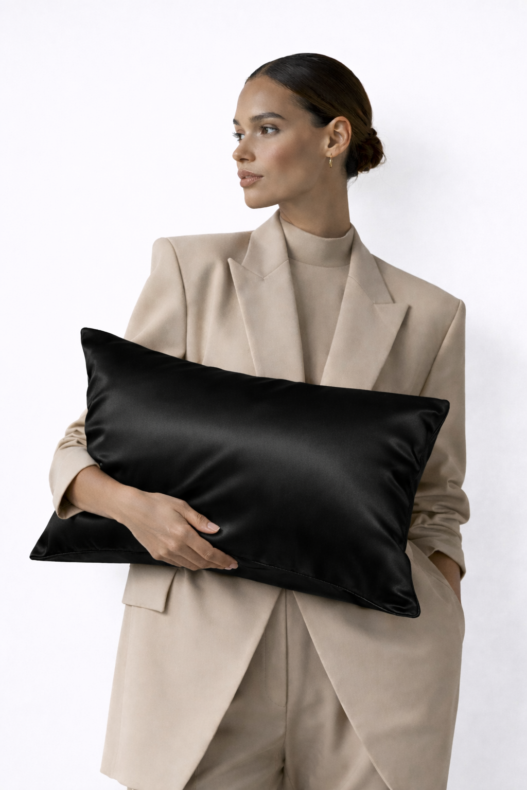 Prestige Mulberry Silk Pillowcase — Absolute Black