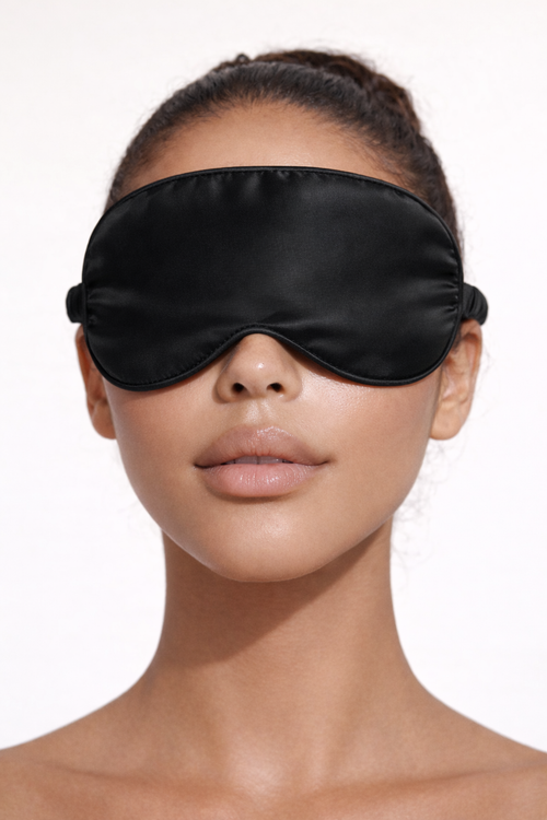 Essential Mulberry Silk Mask — Absolute Black