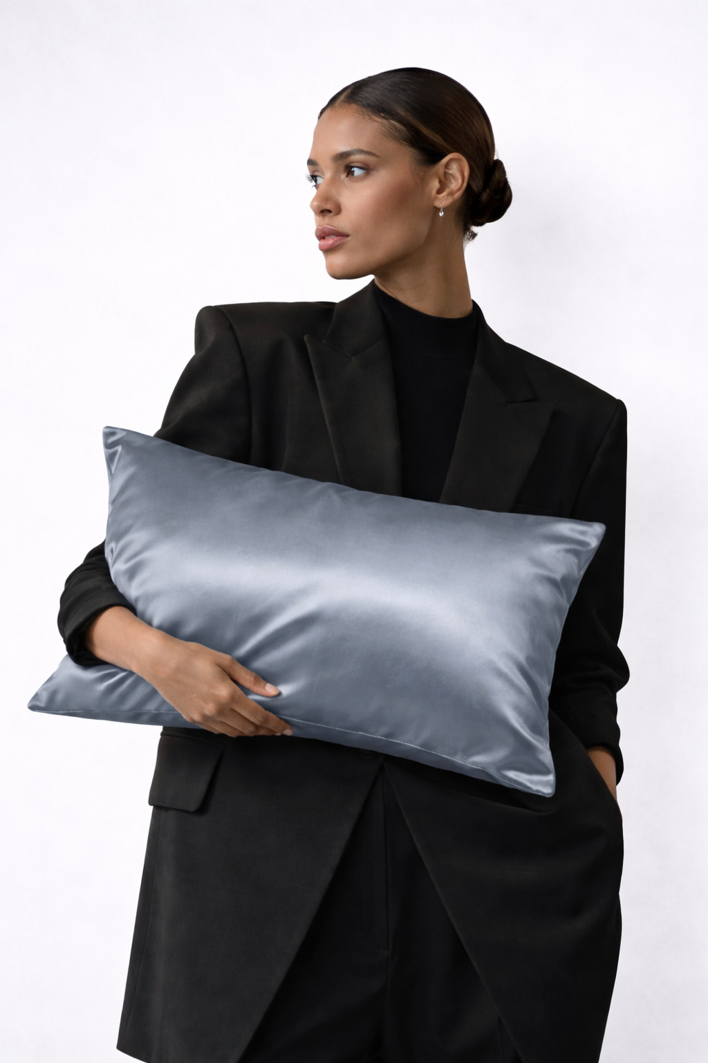 Prestige Mulberry Silk Pillowcase — Blue Mist