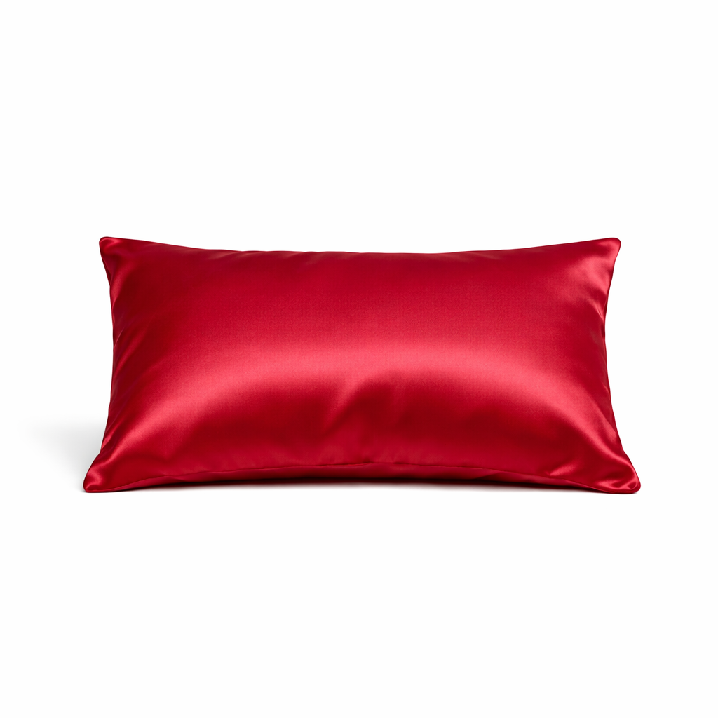Prestige Mulberry Silk Pillowcase — Scarlet Red