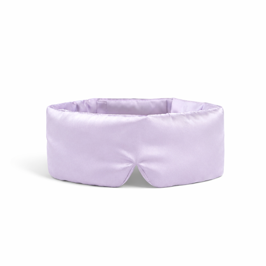 Signature Mulberry Silk Mask — Soft Lavender
