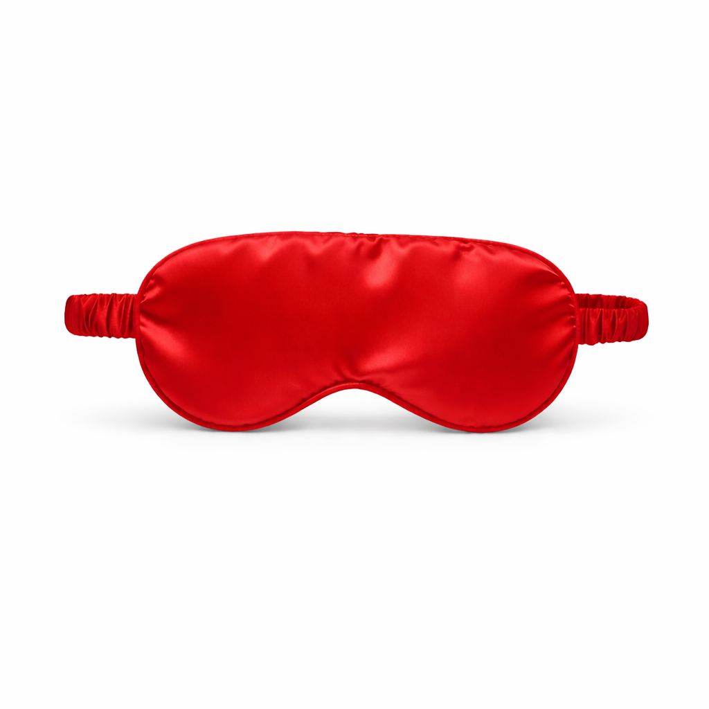 Essential Mulberry Silk Mask — Scarlet Red