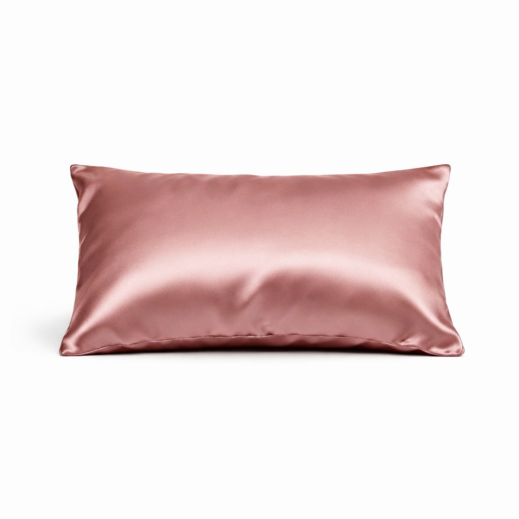 Prestige Mulberry Silk Pillowcase — Deep Peach Rose