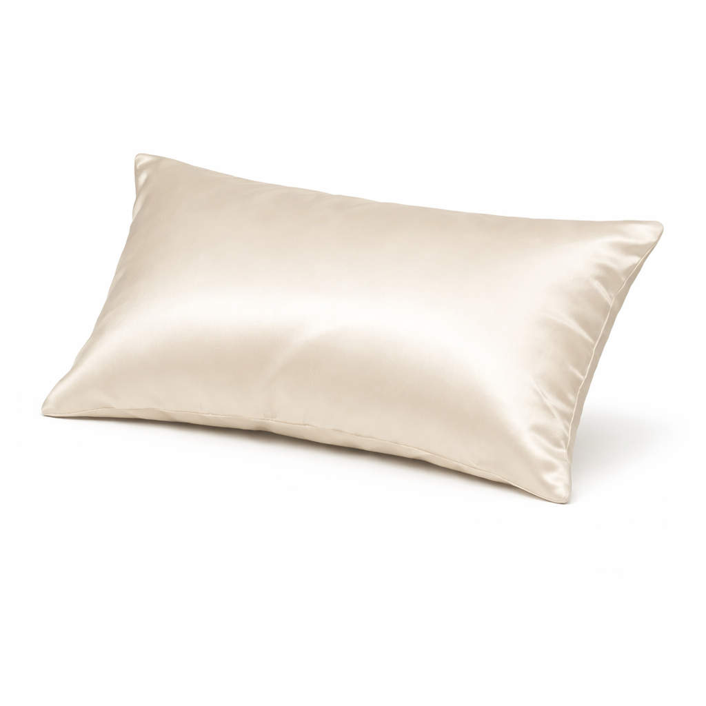 Prestige Mulberry Silk Pillowcase — Warm Ivory