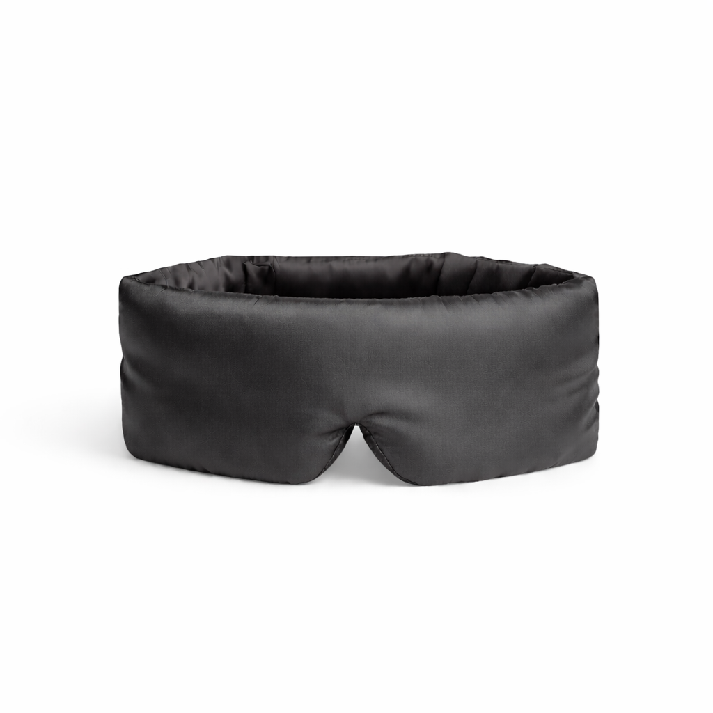 Signature Mulberry Silk Mask — Charcoal