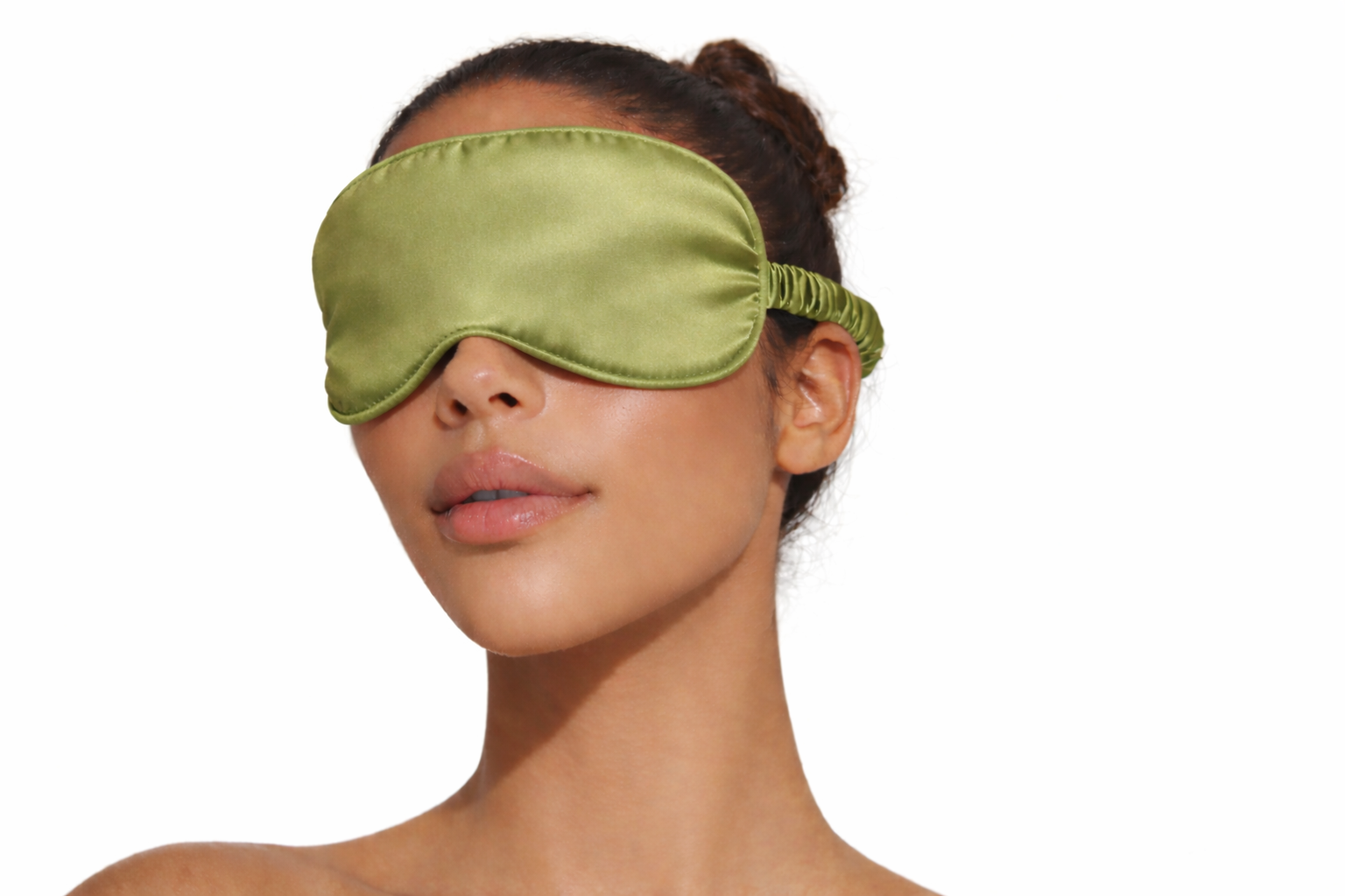 Essential Mulberry Silk Mask — Olive Mist