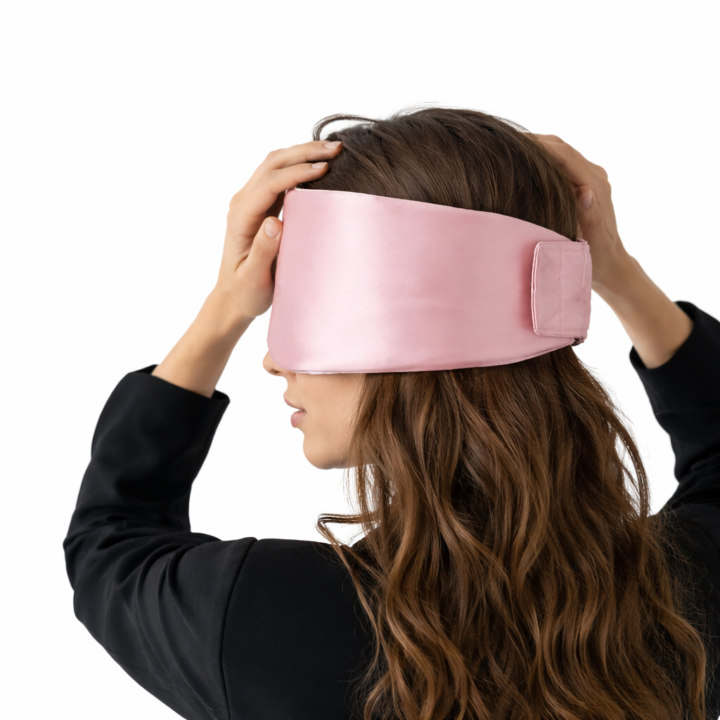 Signature Mulberry Silk Mask — Classic Rose