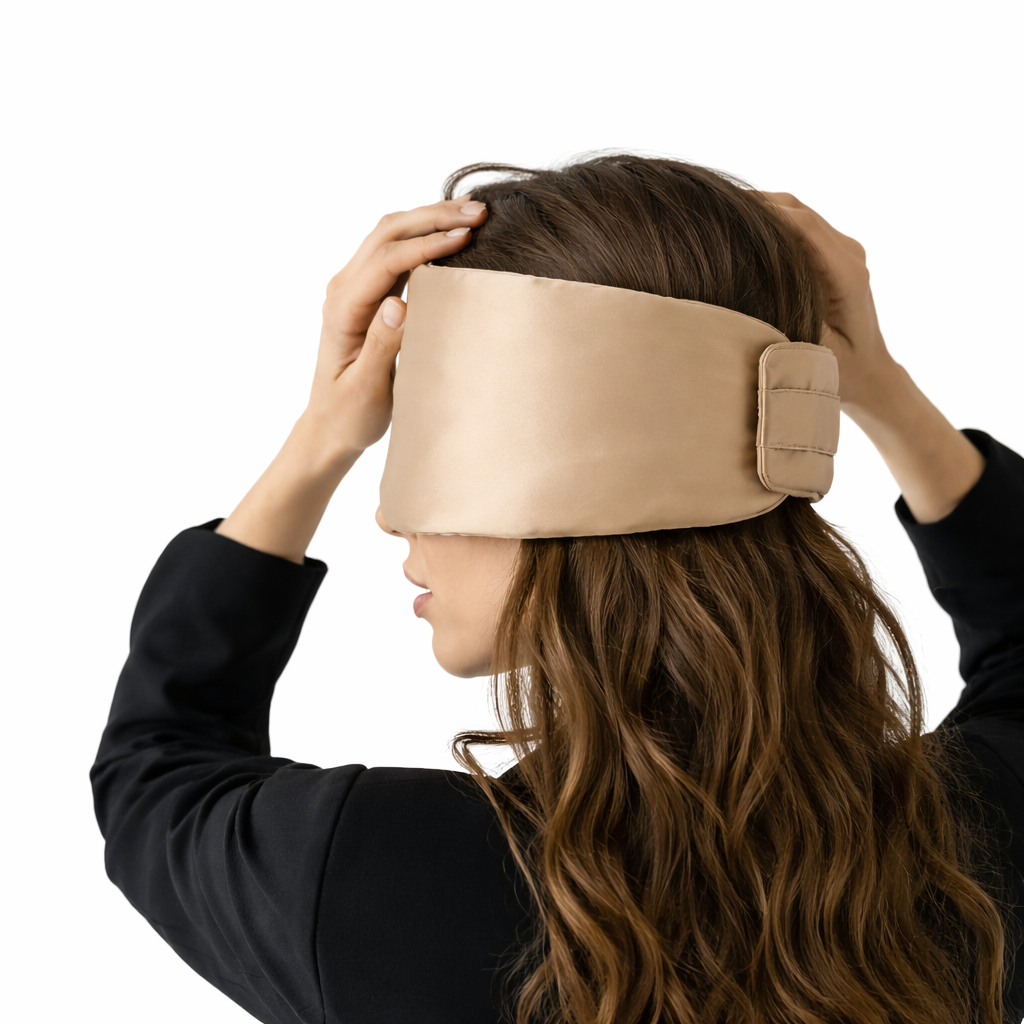 Signature Mulberry Silk Mask — Sand