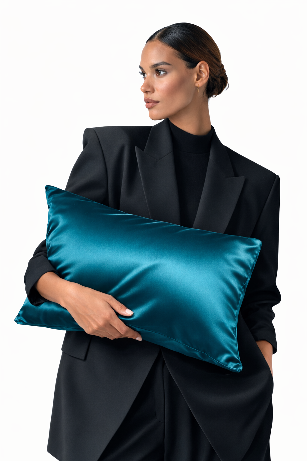 Prestige Mulberry Silk Pillowcase — Deep Teal